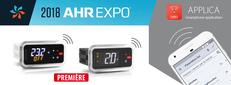 Spotlight on wireless connectivity in CAREL’s solutions on show at AHR expo